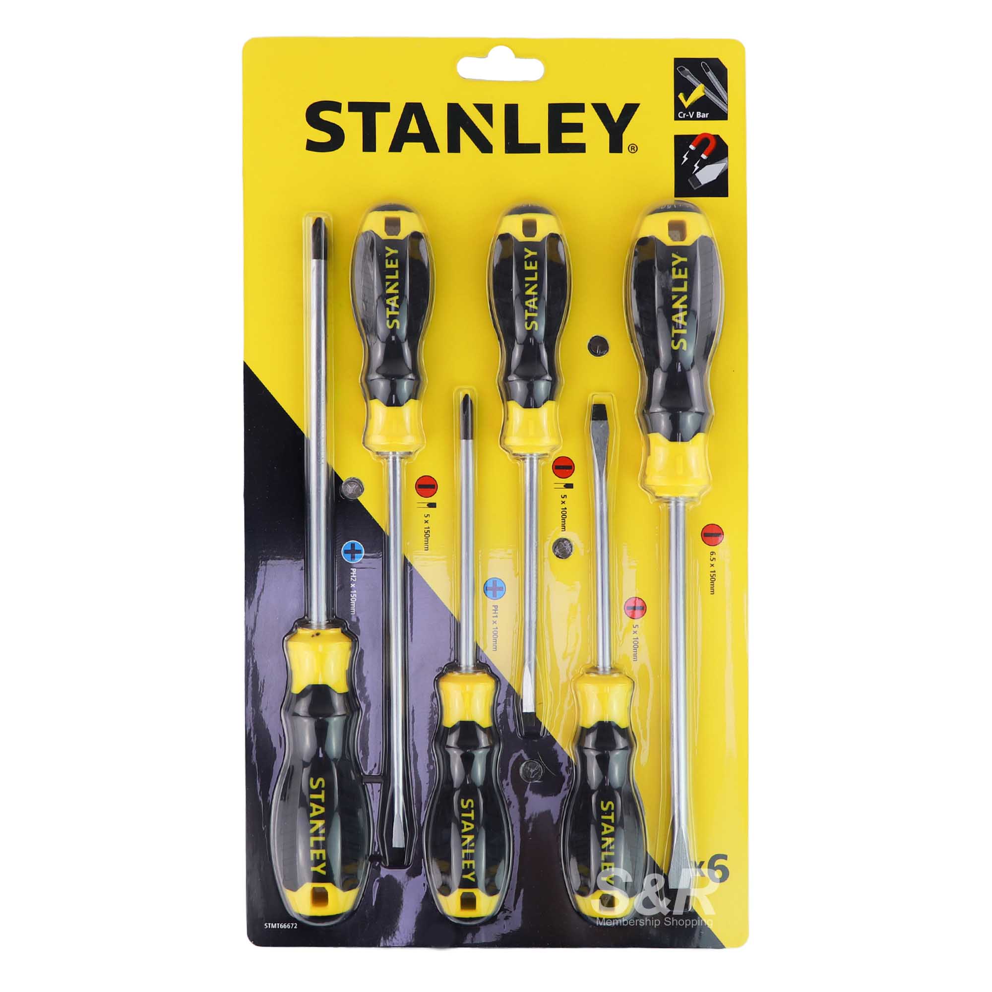 Stanley Screw Driver 6pcs